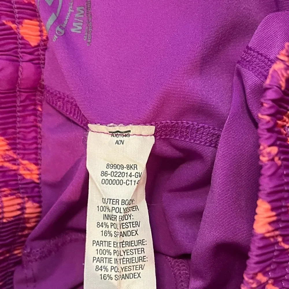 Champion Purple & Orange Running Shorts | SZ M